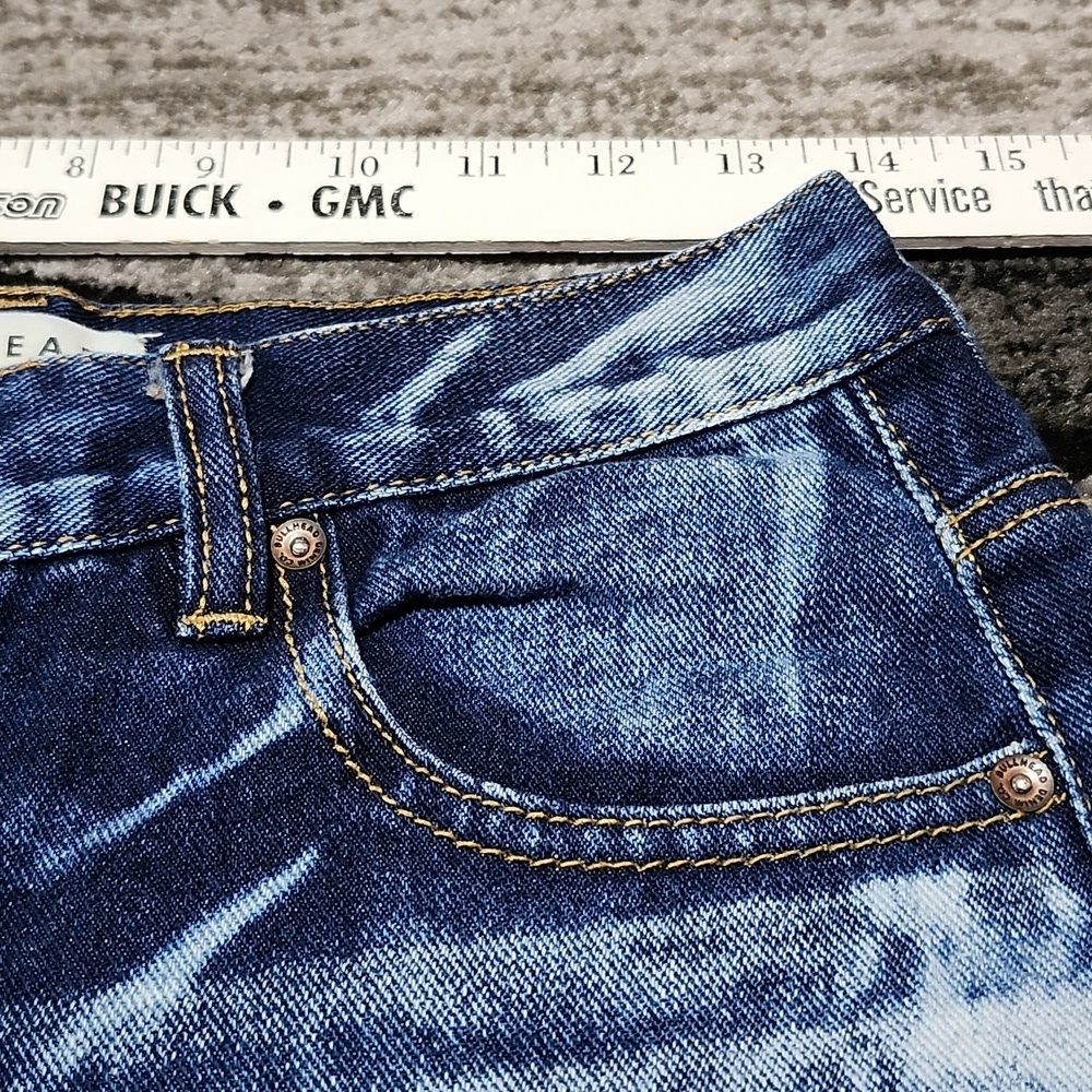 BULLHEAD DENIM CO. SLOUCHY RAW-EDGE DENIM JEAN SIZE 3 - Picture 7 of 11